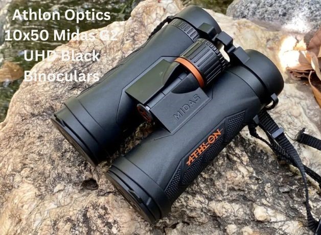 Athlon Optics 10x50 Midas G2 UHD Black Binoculars