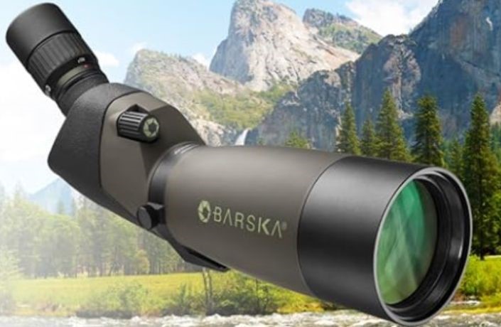 Barska Blackhawk Waterproof 20-60x80 Angled Green Spotting Scope