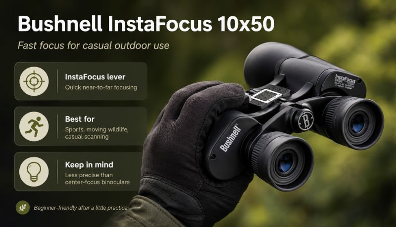 Bushnell-10x50 Bushnell InstaFocus 10x50