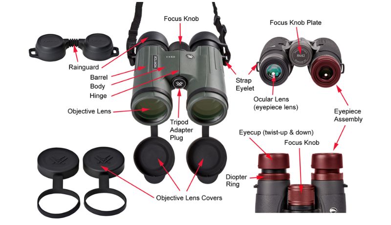 Binoculars use