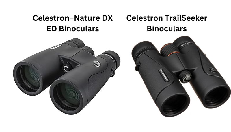 Nature DX binoculars & TrailSeeker binoculars
