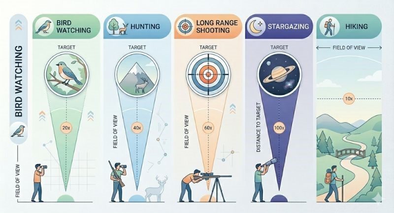 spotting scope in different ways spotting scope uses